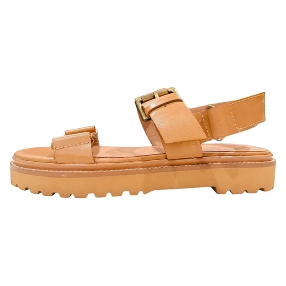 Madewell The Cady Lugsole Sandal Desert Camel Women’s Size 6.5 - Picture 6 of 11